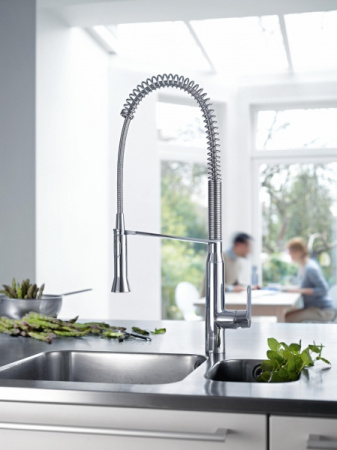Смеситель однорычажный для мойки, DN 15 Grohe K7 32950 DC0 (32950DC0) суперсталь