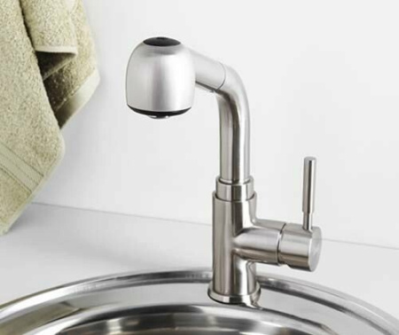 Смеситель для кухни с выдвижной лейкой WasserKRAFT Wern 4266