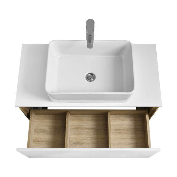 Тумба с раковиной Aquaton Либерти 90 1A2799K1LY010
