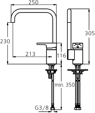 Смеситель для кухни Ideal Standard Active B8084AA