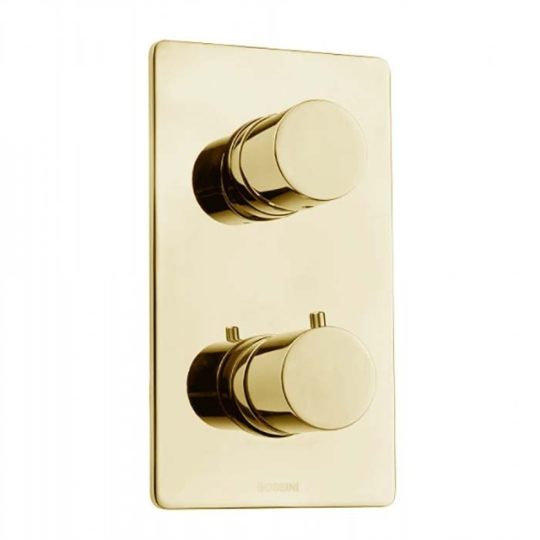 Термостат для душа Bossini Oki  Z00002.021 золото глянец