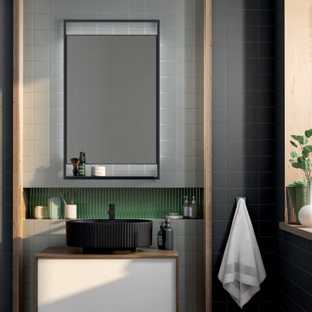 Раковина накладная (53х38) Kerama Marazzi Artbasin VE.NN.wb.50\BLK.M