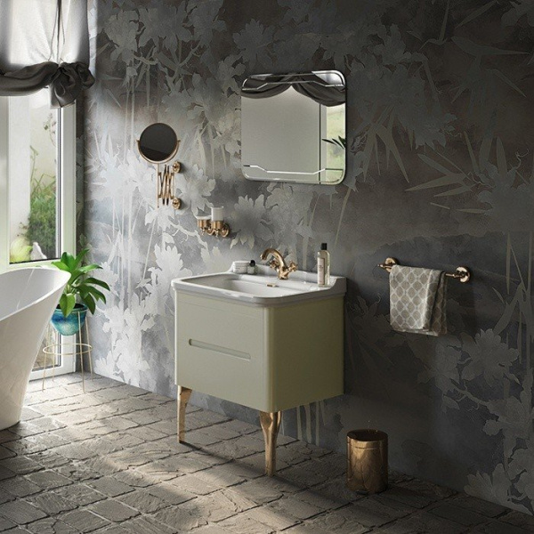 Тумба подвесная без раковины Kerasan Waldorf 925630 bi vaniglia matt