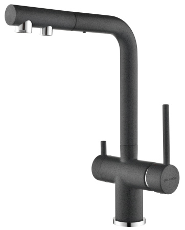 Смеситель для кухни с подключением к фильтру  Paulmark Serpentine Se213222-DG