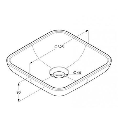 Раковина Kludi 56W0343