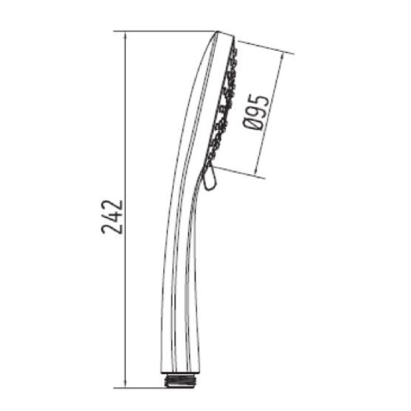 Ручной душ Esko  95 мм SPL953
