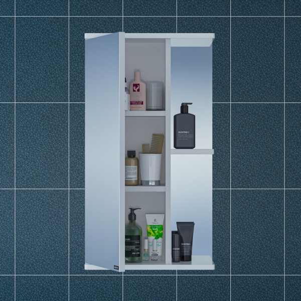 Зеркальный шкаф (41х70)  СаНта Ника 40 101080