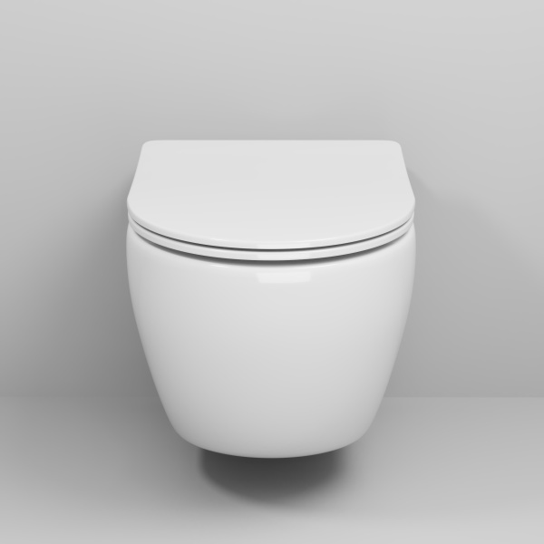 Унитаз подвесной безободковый Grossman  GR-4457SQ с сиденьем микролифт