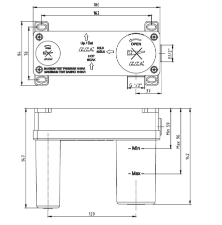 Скрытая часть E.C.A. 102866601EX