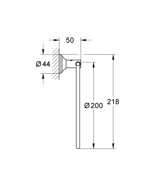 Держатель для полотенца Grohe Essentials Authentic 40655001 (40655001) Держатель для полотенца Grohe Essentials Authentic 40655001 (40655001)