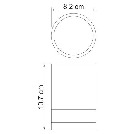 Стакан для зубных щеток WasserKRAFT Inn K-4328