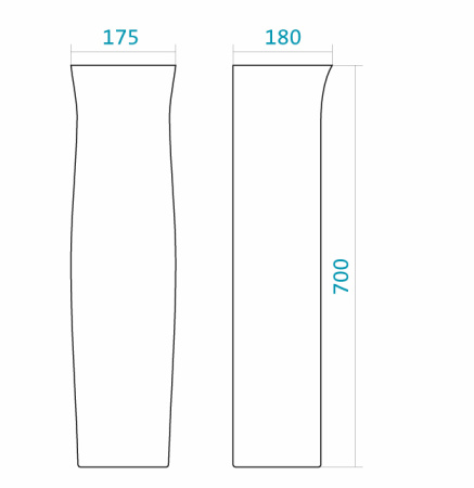 Пьедестал для раковины Santek Анимо 1WH110587