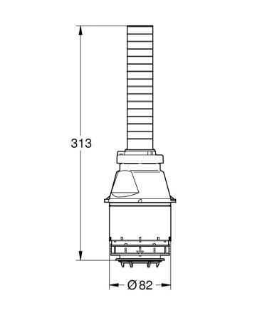 Смывной клапан Grohe 43486 000 (43486000)