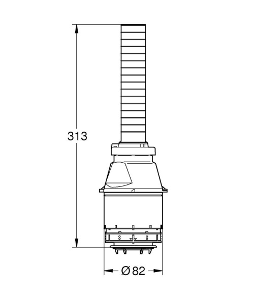 Смывной клапан Grohe 43486 000 (43486000)