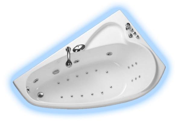 Акриловая ванна Triton ПЕАРЛ-ШЕЛЛ 160x104 левая