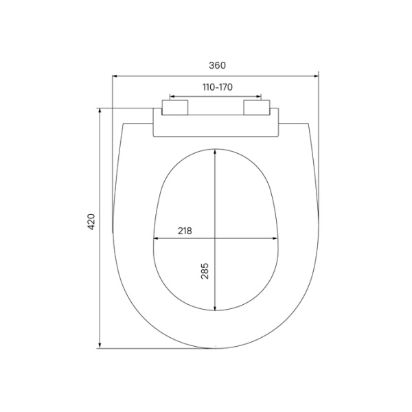 Сиденье из полипропилена IDDIS Soft Close 005 (005PPS3i31)