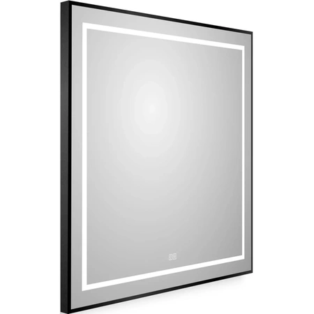 Зеркало (70х80) BelBagno Kraft SPC-KRAFT-700-800-LED-TCH-WARM-NERO с подсветкой