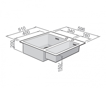 Мойка Rodi Box Line 60