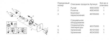 Смеситель для ванны grohe grandera 19920 000 (19920000) хром 