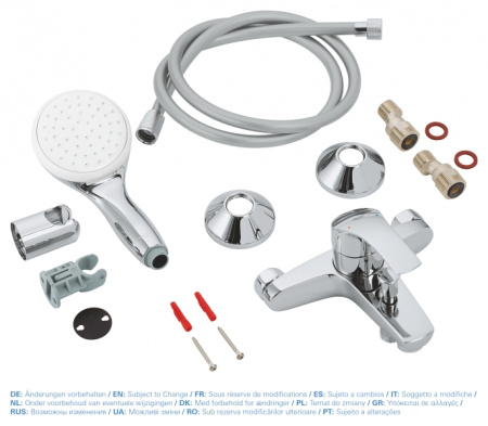 Смеситель для ванны Grohe Eurosmart New 33302 20A (3330220A) хром