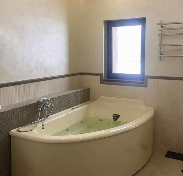 Ванна из искусственного камня Астра-Форм Анастасия правая (182х125) 01010064 белый матовый