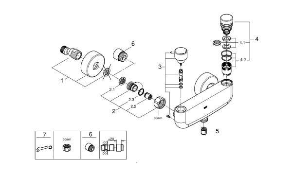 Автоматический cмеситель для душа Grohe Eurosmart Cosmopolitan S 36320 000 (36320000) Автоматический cмеситель для душа Grohe Eurosmart Cosmopolitan S 36320 000 (36320000)