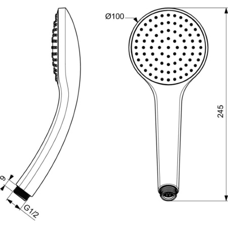 Ручной душ Ideal Standard  B9402XG