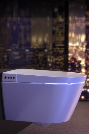 Унитаз подвесной безободковый с функцией биде Creavit WQ Smart Pan WQ320-11CB00E-0000