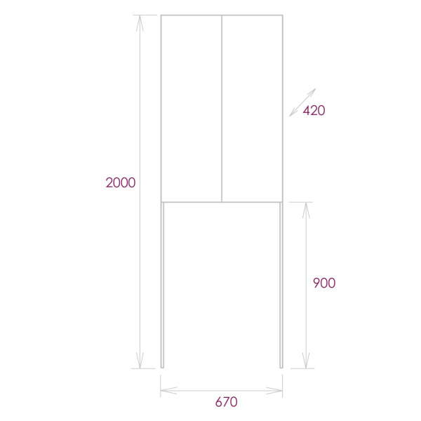 Шкаф напольный Onika Милтон 67 306702