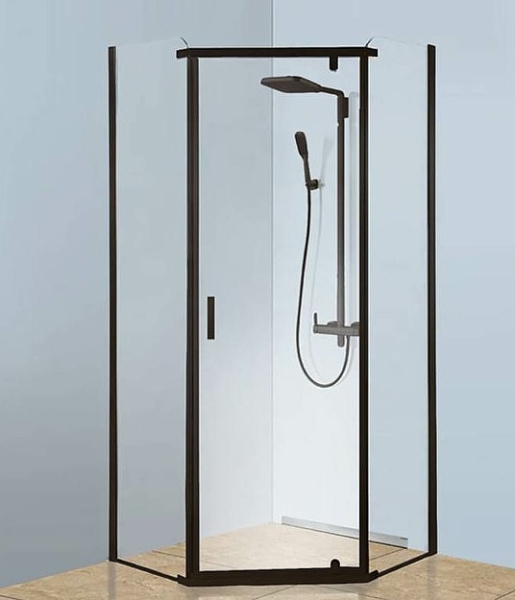 Душевой уголок Berges Wasserhaus Solo T Black (100x100) 061110