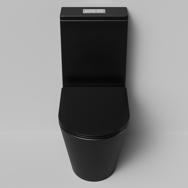 Унитаз напольный безободковый Grossman  GR-4458BMSQ с сиденьем микролифт