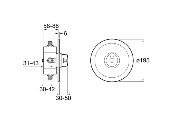 Смеситель для душа Roca Sprint A5A2217C00