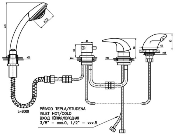 Смеситель RAV Labe L070.5SZ