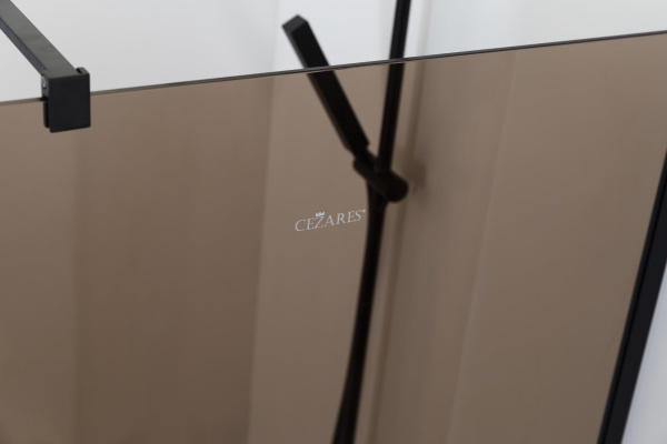 Душевая перегородка 120 см CEZARES LIBERTA LIBERTA-L-1-120-BR-NERO