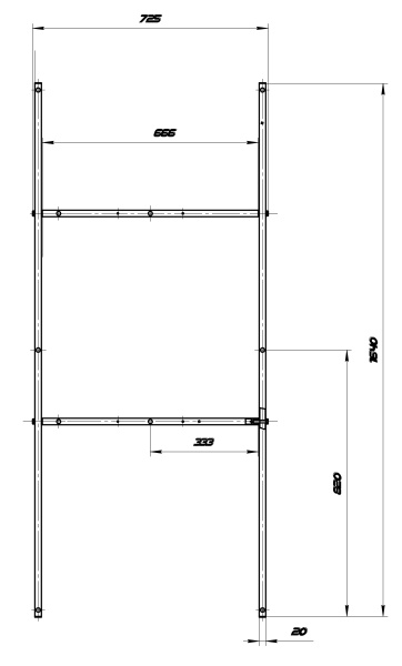 Рама разборная  Marka One PRAGMATIKA 193 03пр19380