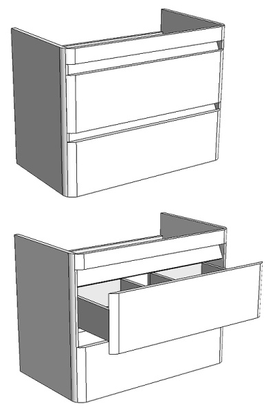 Тумба подвесная Corozo Алабама 80 SD-00000569