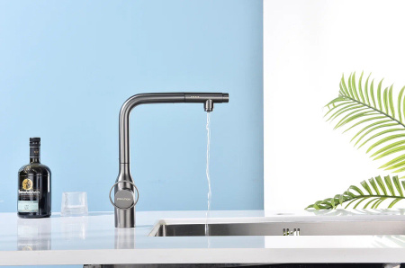 Смеситель для кухни с подключением к фильтру  Paulmark Urban Ur213104-NI