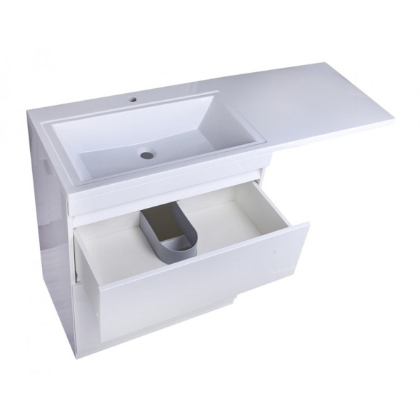 Тумба под стиральную машину напольная Style Line Даллас СС-00002303 белый