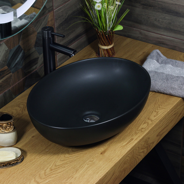 Раковина накладная Brevita Melana 52 MLN-320316MB