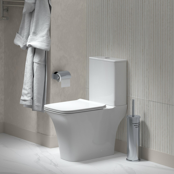 Унитаз напольный безободковый Grossman Galaxy GR-4470S с сиденьем микролифт