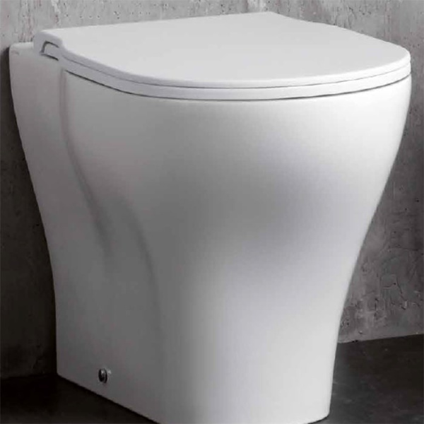 Унитаз приставной безободковый Azzurra XL XLVCTPE00000BI/(XL100/P) без сиденья