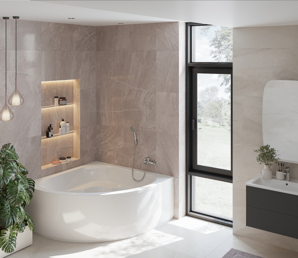 Акриловая ванна (150х150)  Santek Канны   1WH111983