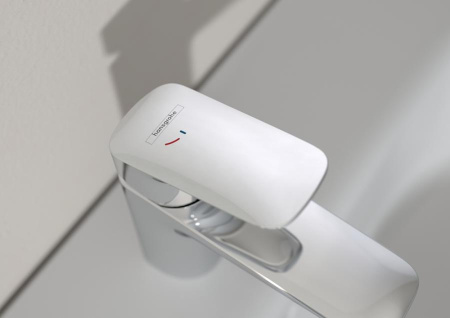 Смеситель для раковины с донным клапаном Hansgrohe Logis Coolstart 71072000 хром