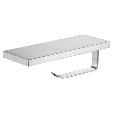 Держатель для туалетной бумаги с полкой WONZON & WOGHAND, хром WW-V2801-CR