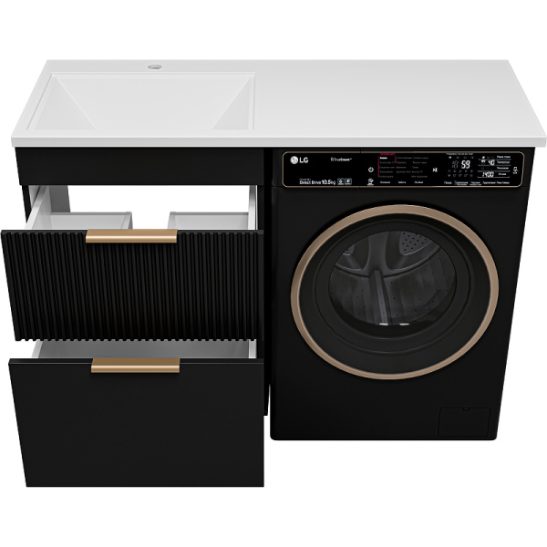 Тумба с раковиной под стиральную машину 60 Brevita Enfida УТ000016087