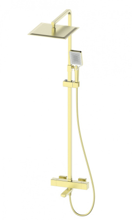 Душевая система с термостатом WONZON & WOGHAND, брашированное золото WW-88739901-BG