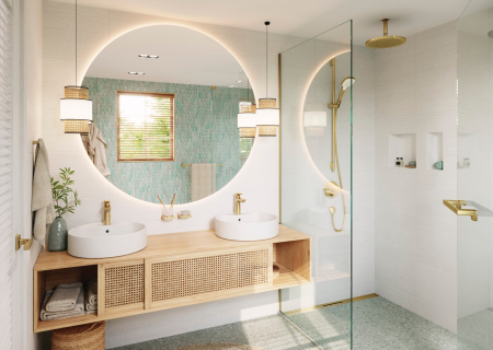 Ручка для двери душевой Hansgrohe AddStoris 41759990 полированное золото