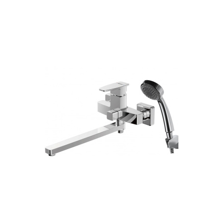 Смеситель для ванны c длинным изливом  Bravat Riffle F672106C-LB