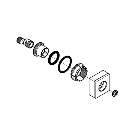 S-образный эксцентрик GROHE 47824DC0