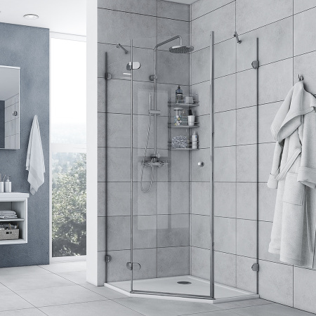 Душевой уголок (90х90) Aquaton Lax FES L 1AX021SSXX000